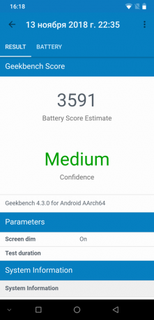 UMIDIGI Z2 Pro: GeekBench batería