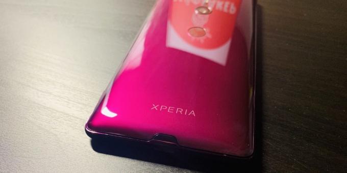 Sony Xperia XZ3: Panel trasero