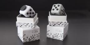 Fidget Cube y Fidget Spinner - juguetes, lo que le exime de estrés