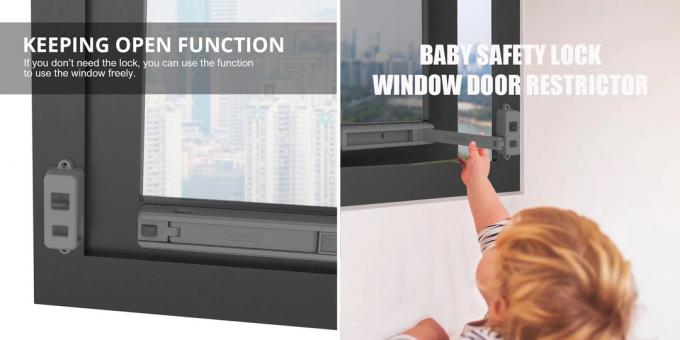 Cómo mantener a los niños seguros en casa: una cerradura de ventana