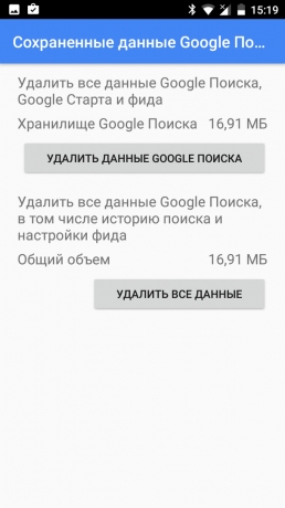 Eliminar datos de píxeles XL Google App