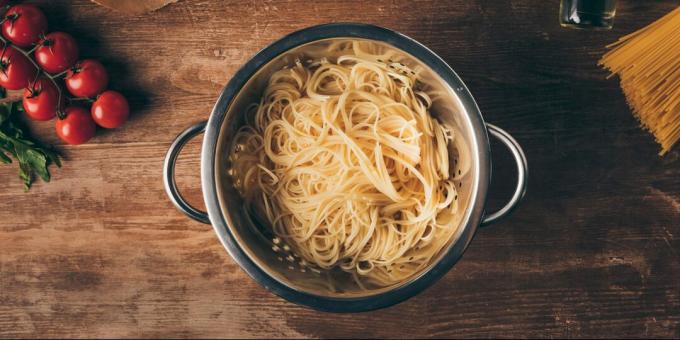 Cuánto cocinar espaguetis