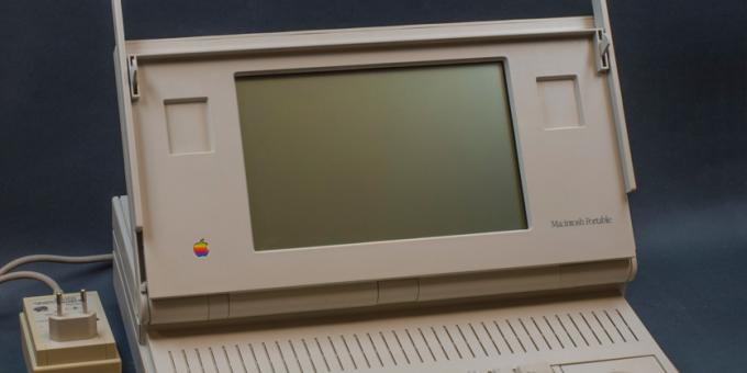 Ordenador Macintosh portátil portátil