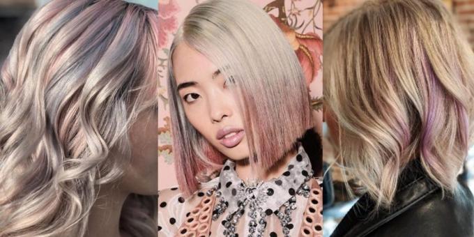 color de pelo de moda en 2019: Oropel