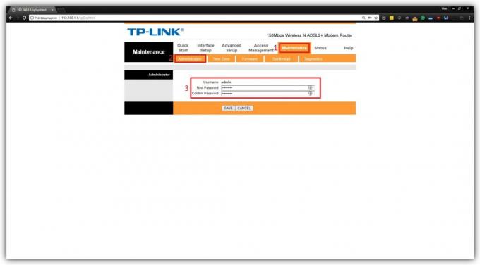 Cómo cambiar la contraseña en el router TP-Link TD-W8901N