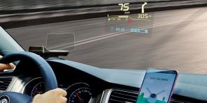 Xiaomi introdujo automotriz HUD-proyector con Bluetooth