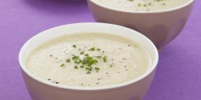 10 sopa de crema con un sabor cremoso delicado