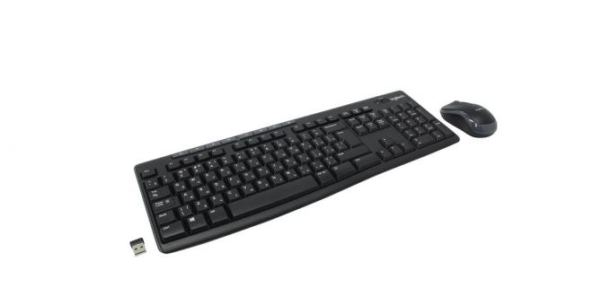 Teclados inalámbricos: teclado con mouse 