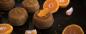 Muffins de mandarina con almíbar de cítricos