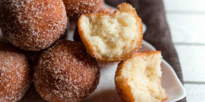 Rosquillas rápidas en kéfir