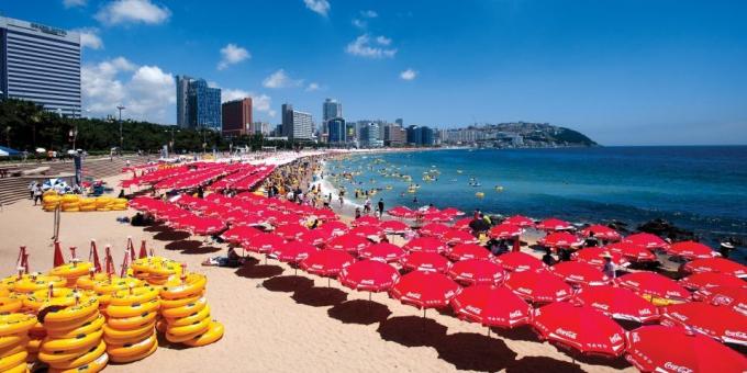 Atracciones Corea del Sur: playas de arena