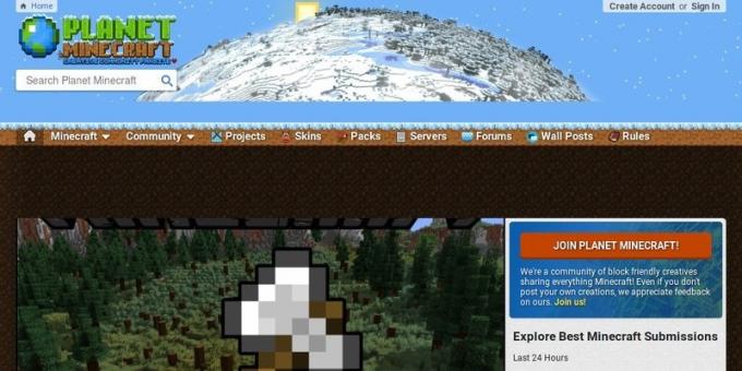 Dónde descargar mods para Minecraft: Planeta Minecraft