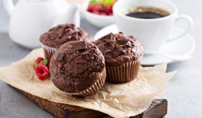 Muffins de chocolate con kéfir