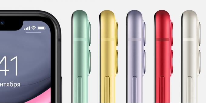 iPhone 11 diferencias: los colores de carrocería 