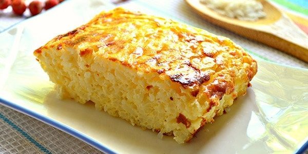 receta de queso cazuela: Requesón y arroz a la cazuela 