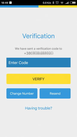 Zumbador de verificar el código