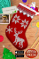 Tarjetas de felicitación: Medias de la Navidad - Navidad calcetines de punto de ajuste para los amigos