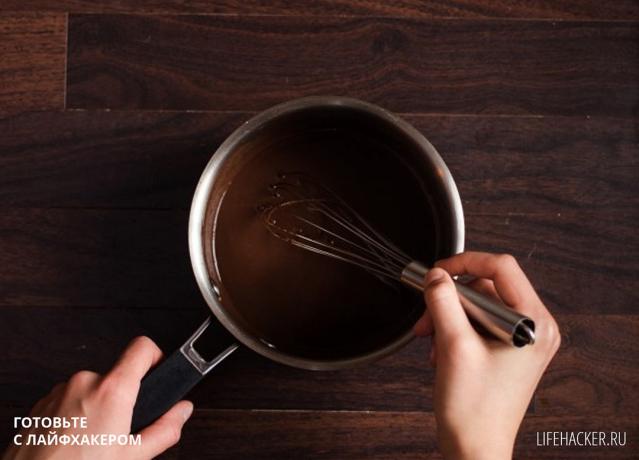 Receta: Perfect Chocolate Caliente - Añadir la canela y una pizca de sal