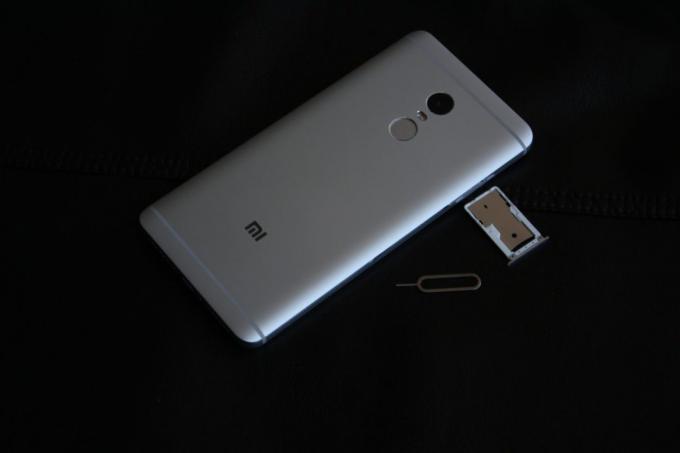 Xiaomi redmi Nota 4: La ranura para la tarjeta SIM