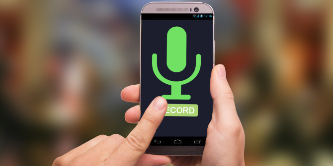 P Android: la grabación de la conversación