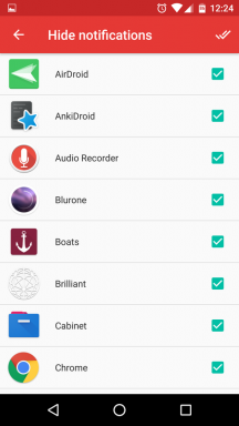 Notificación Hub - un cómodo control de las notificaciones en Android