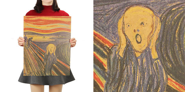 Cartel de "El grito" de Edvard Munch