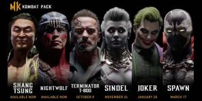 Revelado todos los héroes de la primera temporada de Mortal Kombat 11