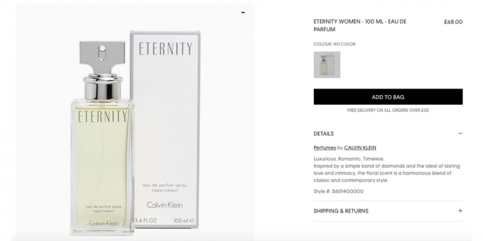 Mainbox: perfuma Calvin Klein Eternidad