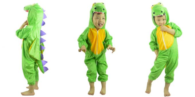 Trajes para Halloween: dinosaurio