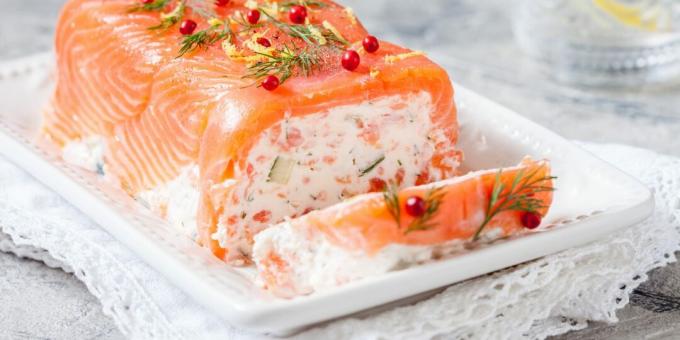 Terrina de salmón salado