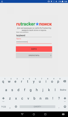 «RuTracker. Buscar "- cliente no oficial para acceder a RuTracker con los dispositivos Android