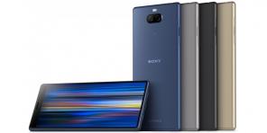 Sony presentó una "larga» Xperia 1 estrella, recibió una inusual muestra y nuevo diseño