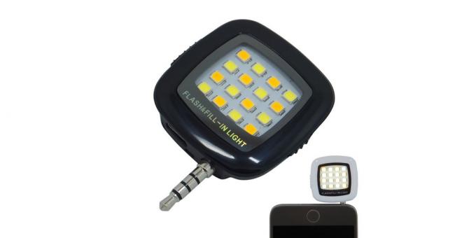 Linterna LED para selfie