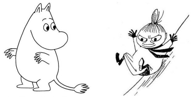 Moomintroll y Little Mi
