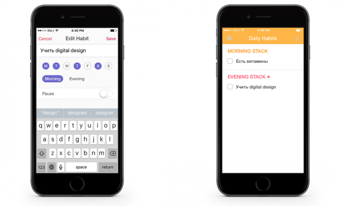 En Habi para el día de iOS dividido condicionalmente en mañana y tarde