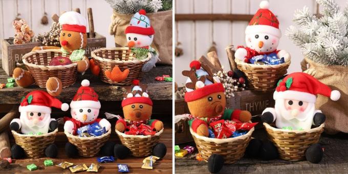Los productos con los aliexpress, lo que ayudará a crear un estado de ánimo de Navidad: Jarrón de dulces