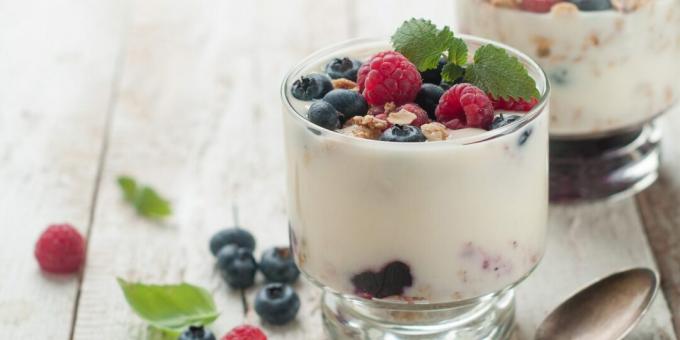 Qué alimentos contienen yodo: yogur