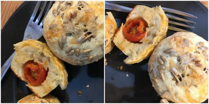 Cómo hacer pasteles de queso con tomate: una receta sencilla