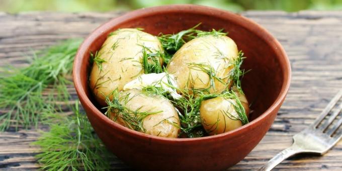Productos de temporada: patatas tiernas