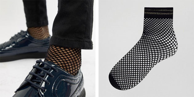 calcetines bellas: Malla de calcetines para hombre