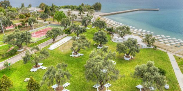 Hoteles para familias con niños: Bomo Palmariva Beach 4 *, Evia, Grecia