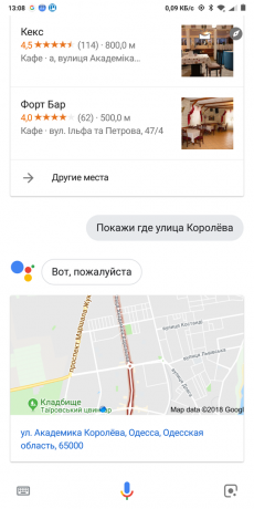 Google Now: En coche