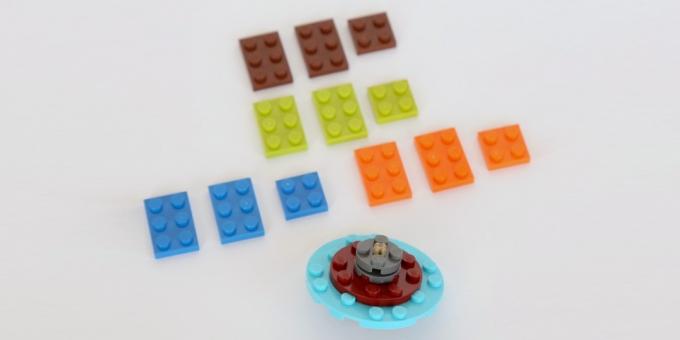cómo hacer una ruleta de Lego