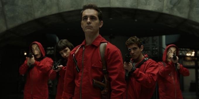 Serie de Netflix: fotograma de la serie "La casa de papel"