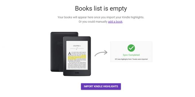 Leer en el libro electrónico Kindle puede ser con fragmentos