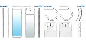 Samsung patentó un teléfono inteligente, se envuelve alrededor de la muñeca