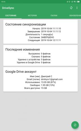 Sincronización automática de Google Drive