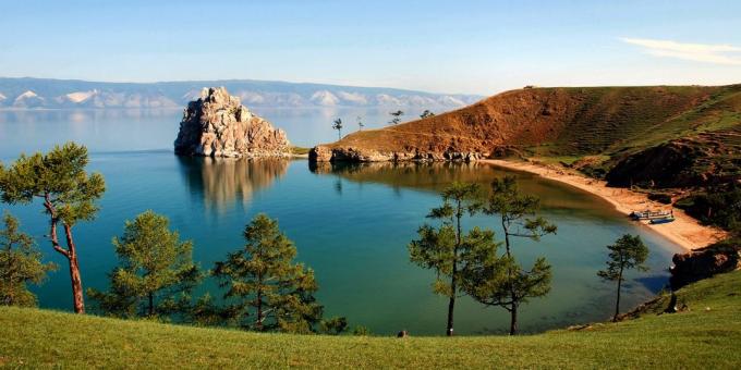 bellos lugares en Rusia. Baikal