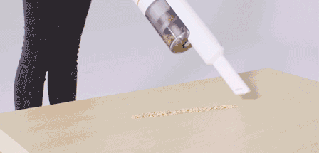 ¿Cómo elegir una aspiradora: aspirador de mano puede quitar la arena, el cereal derramado u otros alimentos
