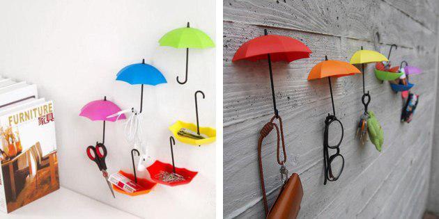 Ganchos en forma de paraguas